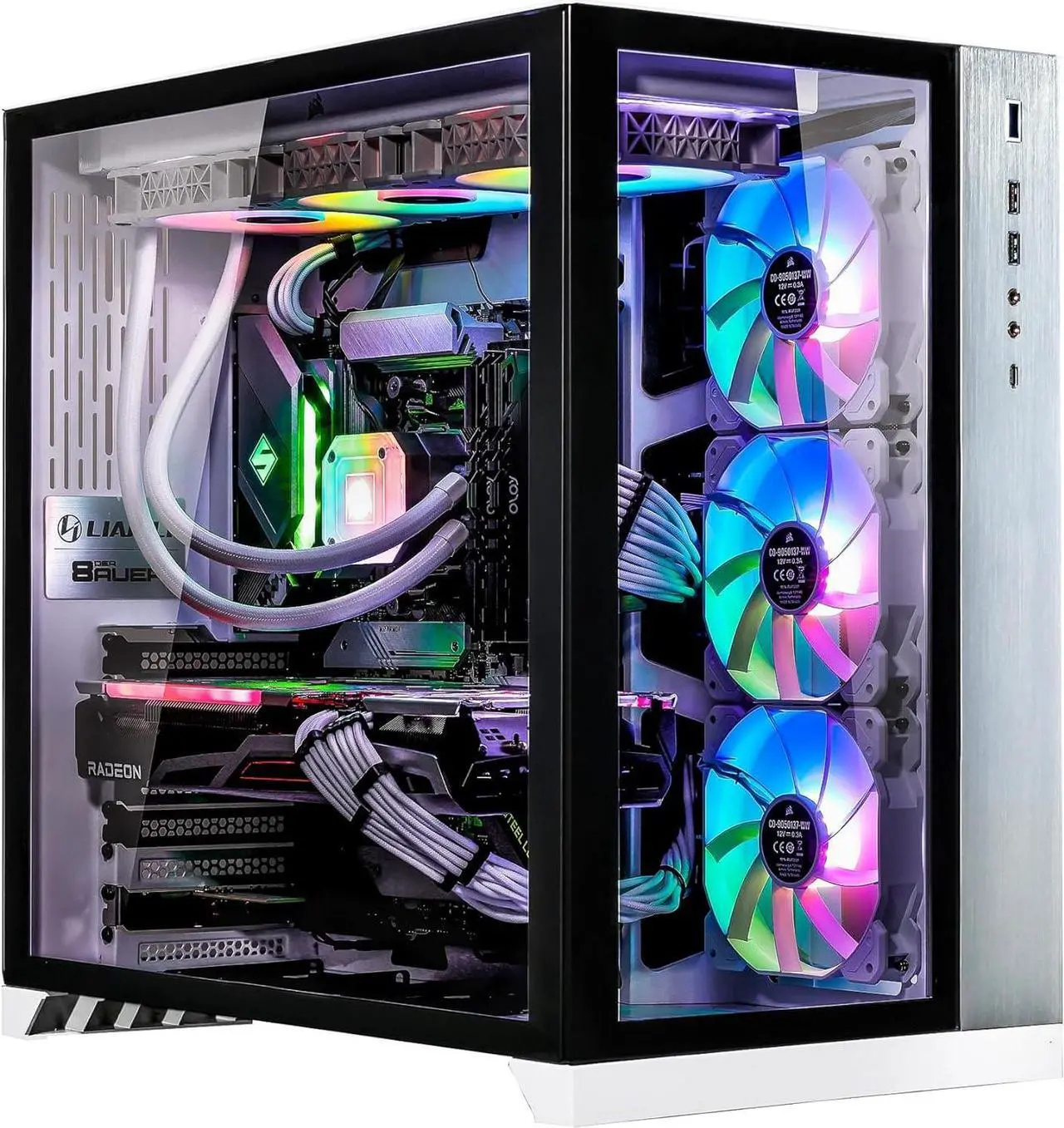 Main image of Velztorm Lux CTO Gaming Desktop PC Liquid-Cooled (AMD Ryzen 9-5950X 16-Core, 128GB DDR4, 1TB PCIe SSD+2TB HDD (3.5), Radeon RX 6900 XT 16GB, AC WiFi, 360mm AIO, RGB Fans, 1000W PSU, Win 10 Pro)