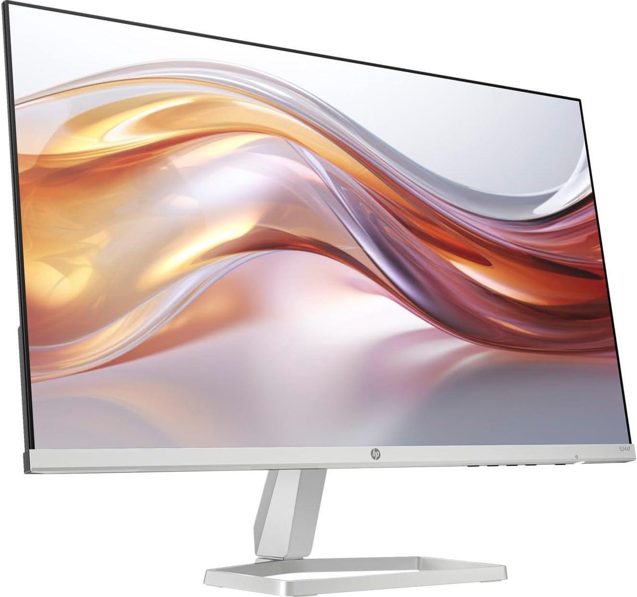 Alt view image 2 of 5 - HP Series 5 524sf Monitor 94C17AA#ABA Bundle with Docztorm Dock, 24" FHD IPS (1920x1080) Display, 1x HDMI, 1x VGA, Flicker-free, Ideal for Home & Business, Black/Silver (2024 Latest Model) (2 Pack)