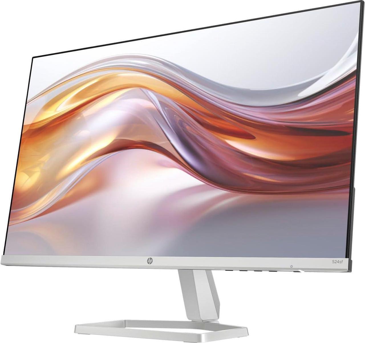 Alt view image 4 of 5 - HP Series 5 524sf Monitor 94C17AA#ABA Bundle with Docztorm Dock, 24" FHD IPS (1920x1080) Display, 1x HDMI, 1x VGA, Flicker-free, Ideal for Home & Business, Black/Silver (2024 Latest Model) (2 Pack)