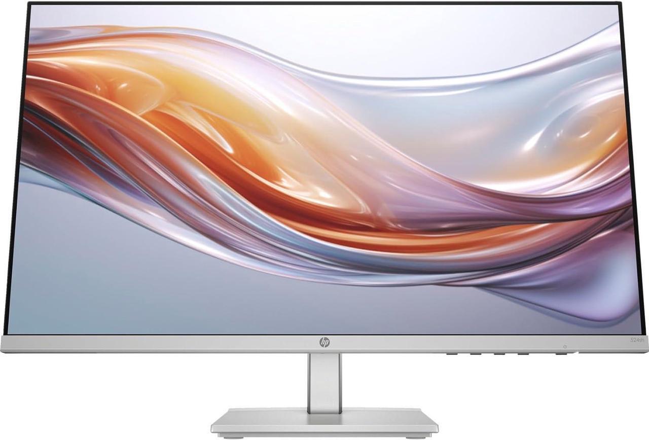 Alt view image 3 of 6 - HP Series 5 524sh Monitor 94C19AA#ABA Bundle with Docztorm Dock, 24" FHD IPS (1920x1080) Display, 1x HDMI, 1x VGA, Flicker-Free, Ideal for Home & Business, Black/Silver (2024 Latest Model)