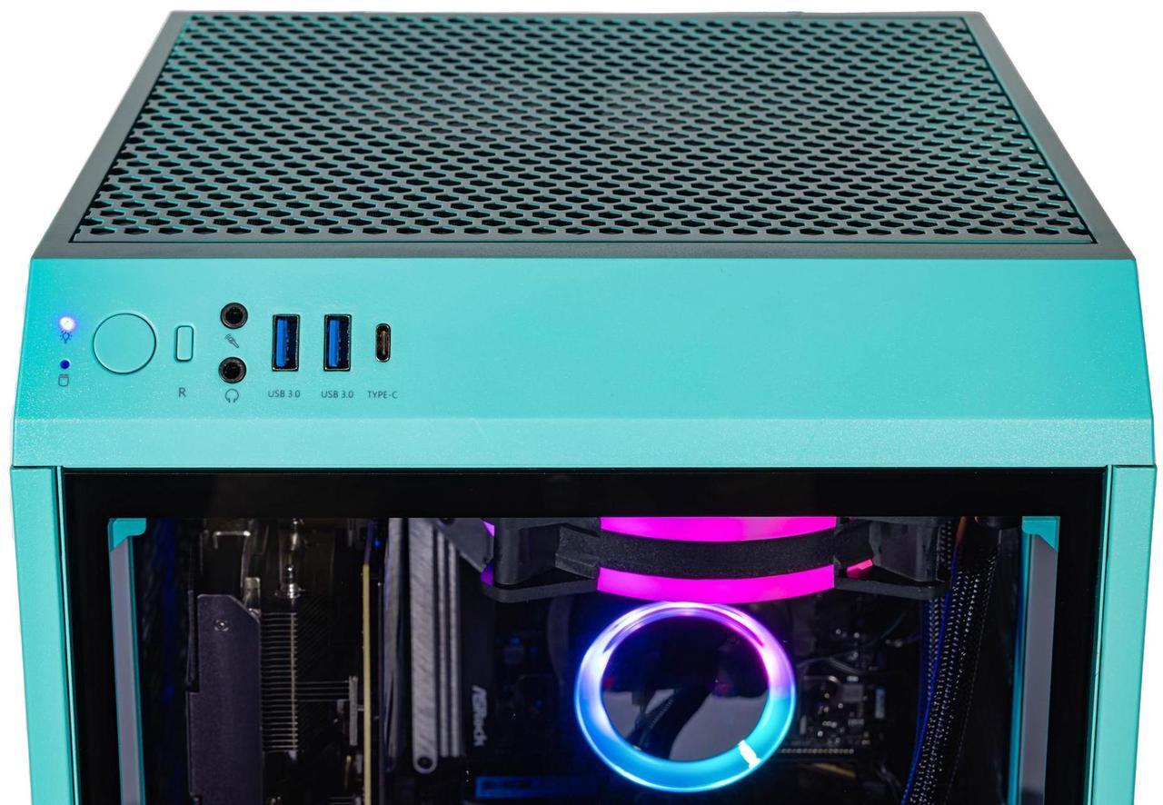 Alt view image 4 of 7 - Velztorm Vertix Gaming Desktop PC (AMD Ryzen 7 5800X, GeForce RTX 5070, 16GB DDR4, 1TB PCIe SSD + 2TB HDD, 120mm AIO, 750W PSU, Bluetooth 5.2, RJ-45, 1 Display Port, HDMI, Win 11 Pro)