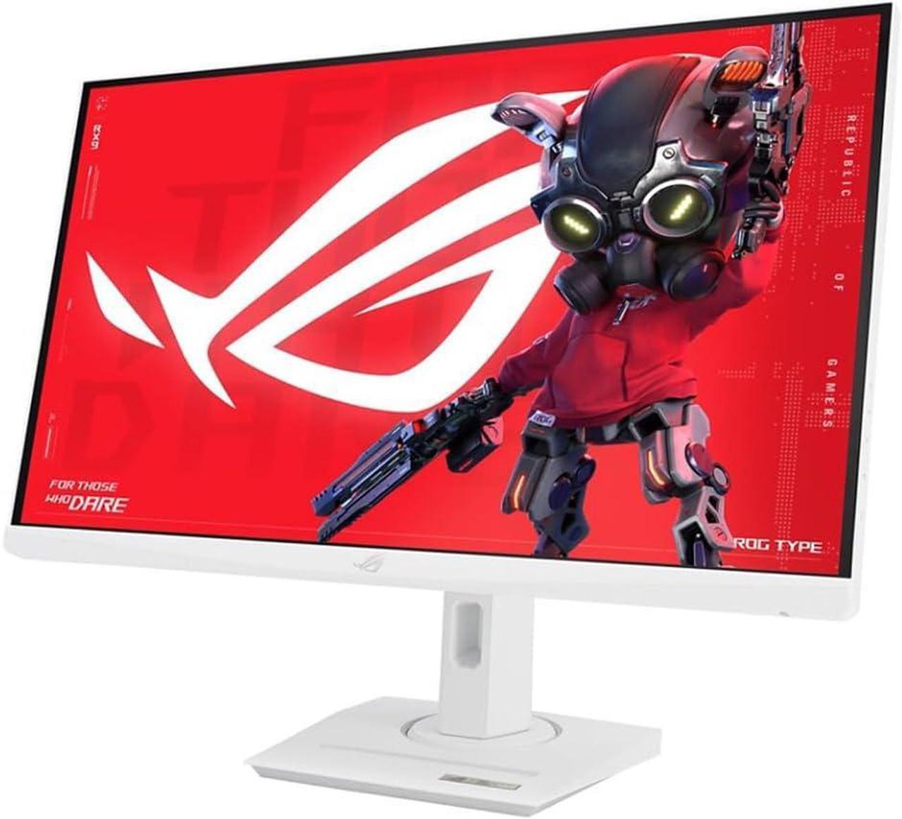 Alt view image 3 of 6 - ASUS ROG Strix 27" QHD IPS Free Sync Monitor with 5ms Response Time, Flicker Free, VESA Mount (100mm), HDMI, DisplayPort & Dockztorm USB Port Expander, White (XG27ACG-W - 2025 Latest Model) 2 Pack