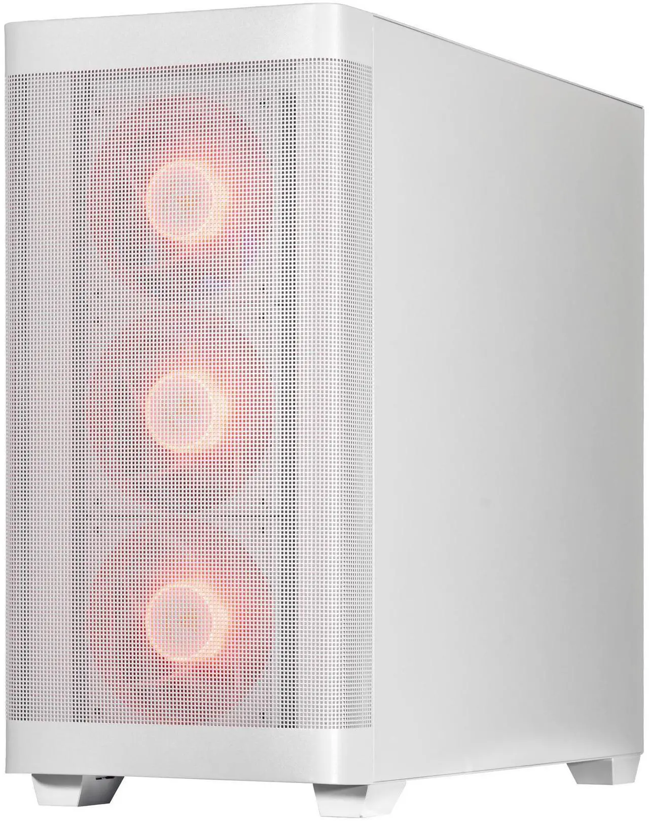 Alt view image 6 of 7 - Velztorm White Pilum CTO Gaming Desktop PC Liquid-Cooled (AMD Ryzen 7 5700X 8-Core, GeForce RTX 3070 8GB, 32GB DDR4, 1TB PCIe SSD + 2TB HDD (3.5), RGB Fans, 750W PSU, AC WiFi, BT 5.0, Win11Home)