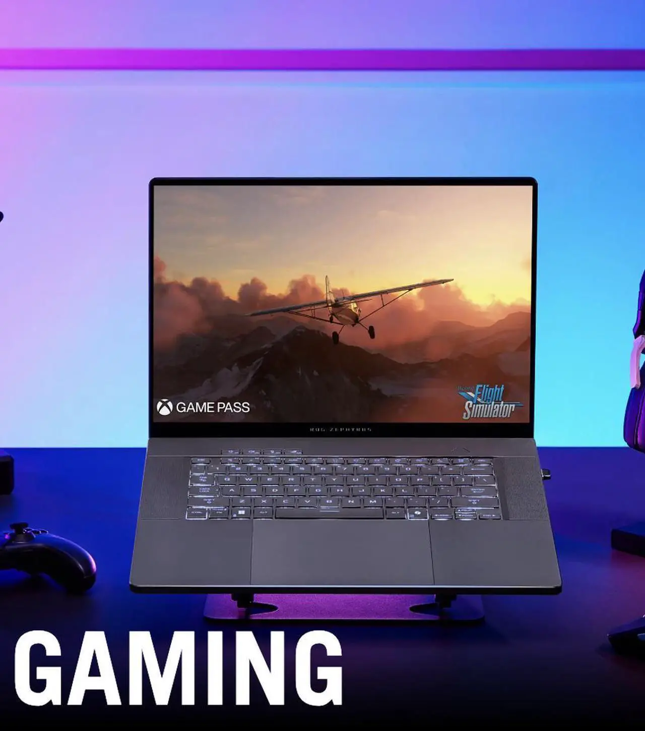 Alt view image 4 of 7 - ASUS ROG Zephyrus G16 AI Gaming Laptop 16.0" 240Hz OLED WQXGA Display (Intel Ultra 9-285H, GeForce RTX 5090 24GB, 64GB LPDDR5X, 2TB SSD, RGB KB, Thunderbolt 4, WiFi 7, Webcam, Win 11 Pro)