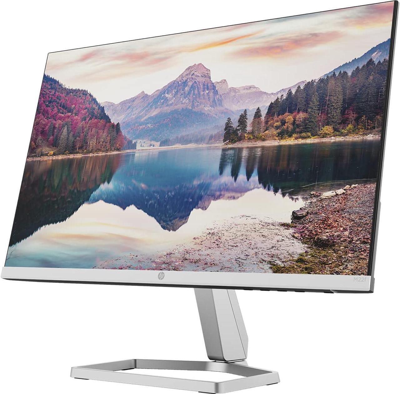 Alt view image 4 of 6 - HP 22 IPS 1080P FreeSync Monitor Bundle with Docztorm Dock, 22 inch IPS FHD (1920 x 1080) Display, HDMI, VGA, Adjustable Tilt, Ideal for Home & Business, Black & Silver (2024 Latest Model) - Pack of 2