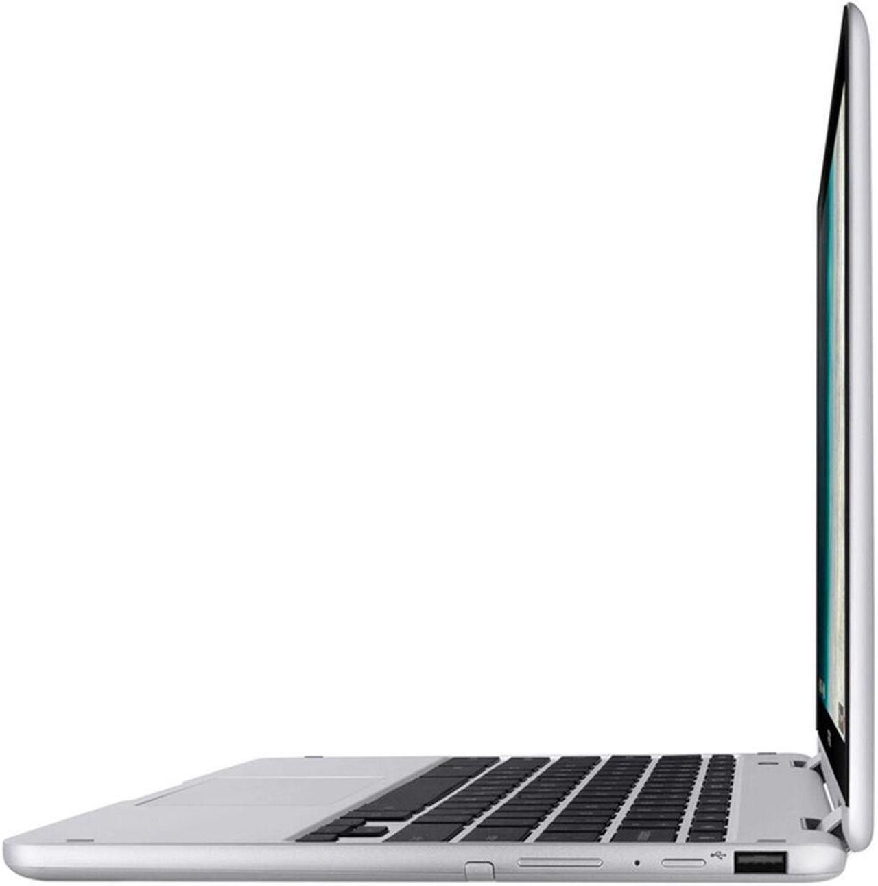 Alt view image 7 of 7 - SAMSUNG Chromebook Plus V2 Light Titan 2-in-1 Laptop (Celeron 3965Y, 4GB RAM, 64GB eMMC SSD, Intel HD 615, 12.2" Touch Full HD (1920x1080), Webcam, Chrome OS) with Dock and Wireless Mouse