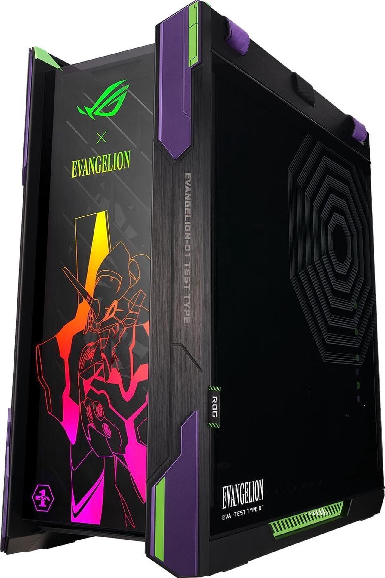 Alt view image 3 of 7 - ASUS ROG Strix Helios EVA Edition Mid Tower Gaming Case with Tempered Glass, Aluminum Frame, 420mm Radiator Support