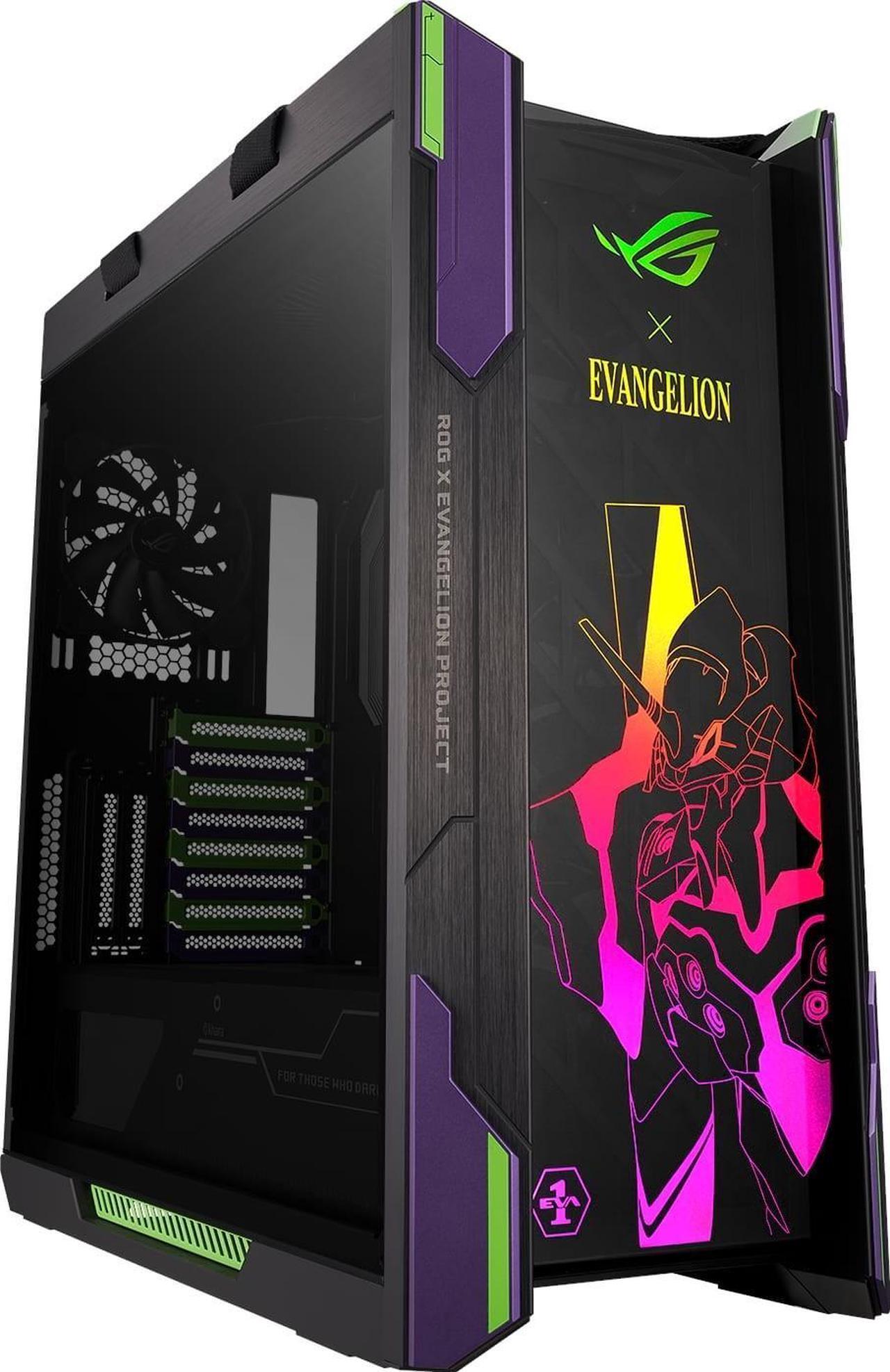 Main image of ASUS ROG Strix Helios EVA Edition Mid Tower Gaming Case with Tempered Glass, Aluminum Frame, 420mm Radiator Support