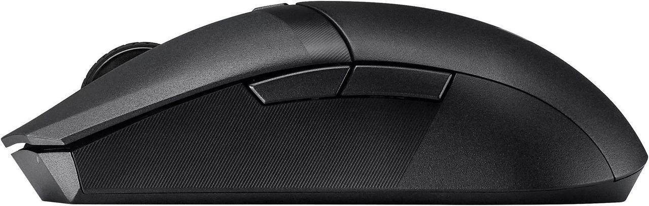 Alt view image 3 of 4 - ASUS TUF M4 Wireless Gaming mouse with dual wireless modes - P306, Ambidextrous design, 12,000 dpi sensor, Six programmable buttons, PBT top cover with ASUS Antibacterial Guard, Black Color