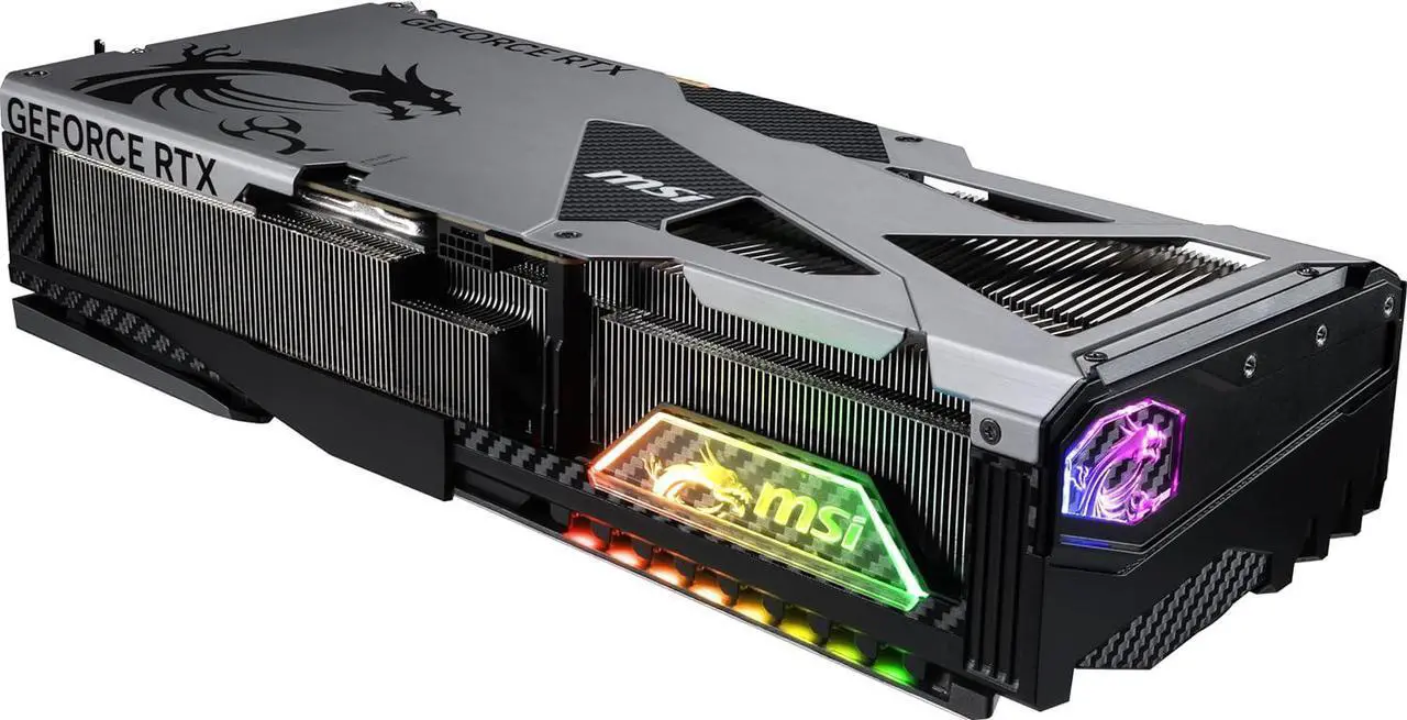 Alt view image 5 of 7 - MSI Gaming RTX 5090 32G Vanguard SOC Graphics Card (32GB GDDR7, 512-bit, Extreme Performance: 2527 MHz, DisplayPort x3 2.1a, HDMI 2.1b. Bundle with Targus Dock Station and Backpack Alienware