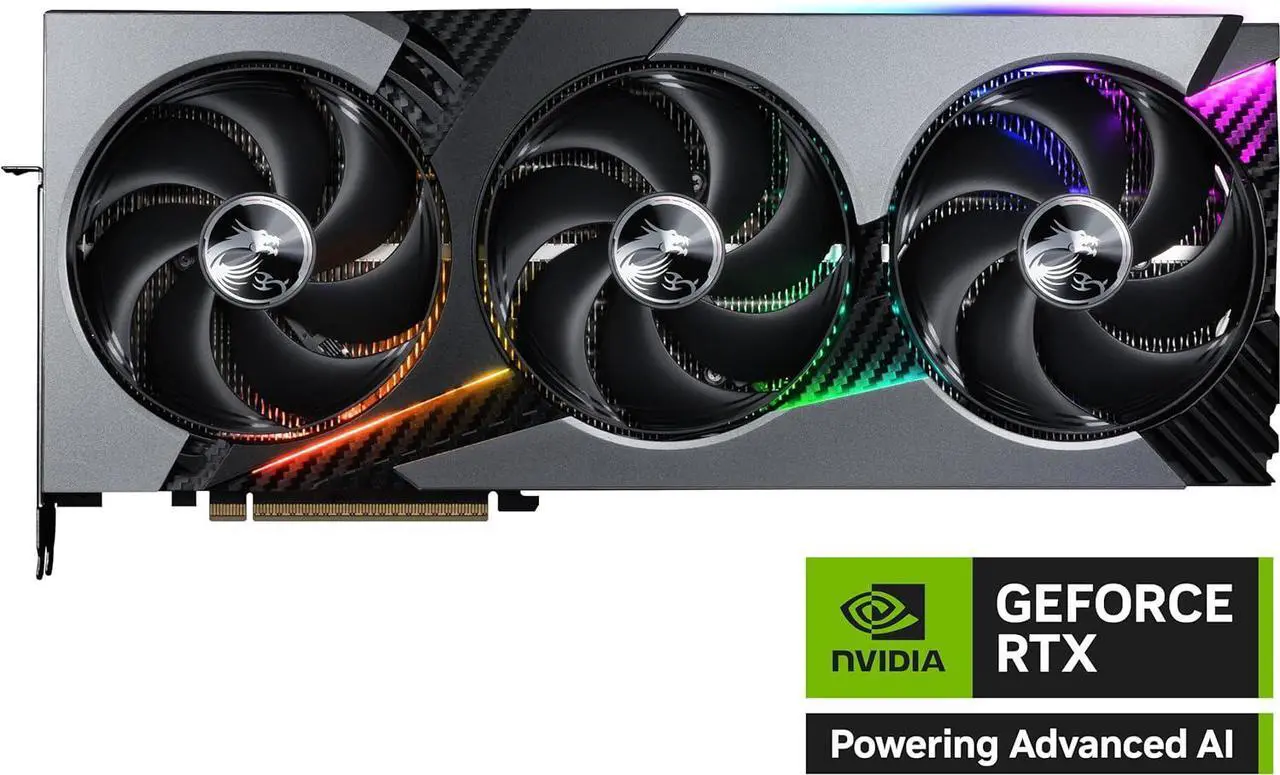 Alt view image 7 of 7 - MSI Gaming RTX 5090 32G Vanguard SOC Graphics Card (32GB GDDR7, 512-bit, Extreme Performance: 2527 MHz, DisplayPort x3 2.1a, HDMI 2.1b. Bundle with Targus Dock Station and Backpack Alienware