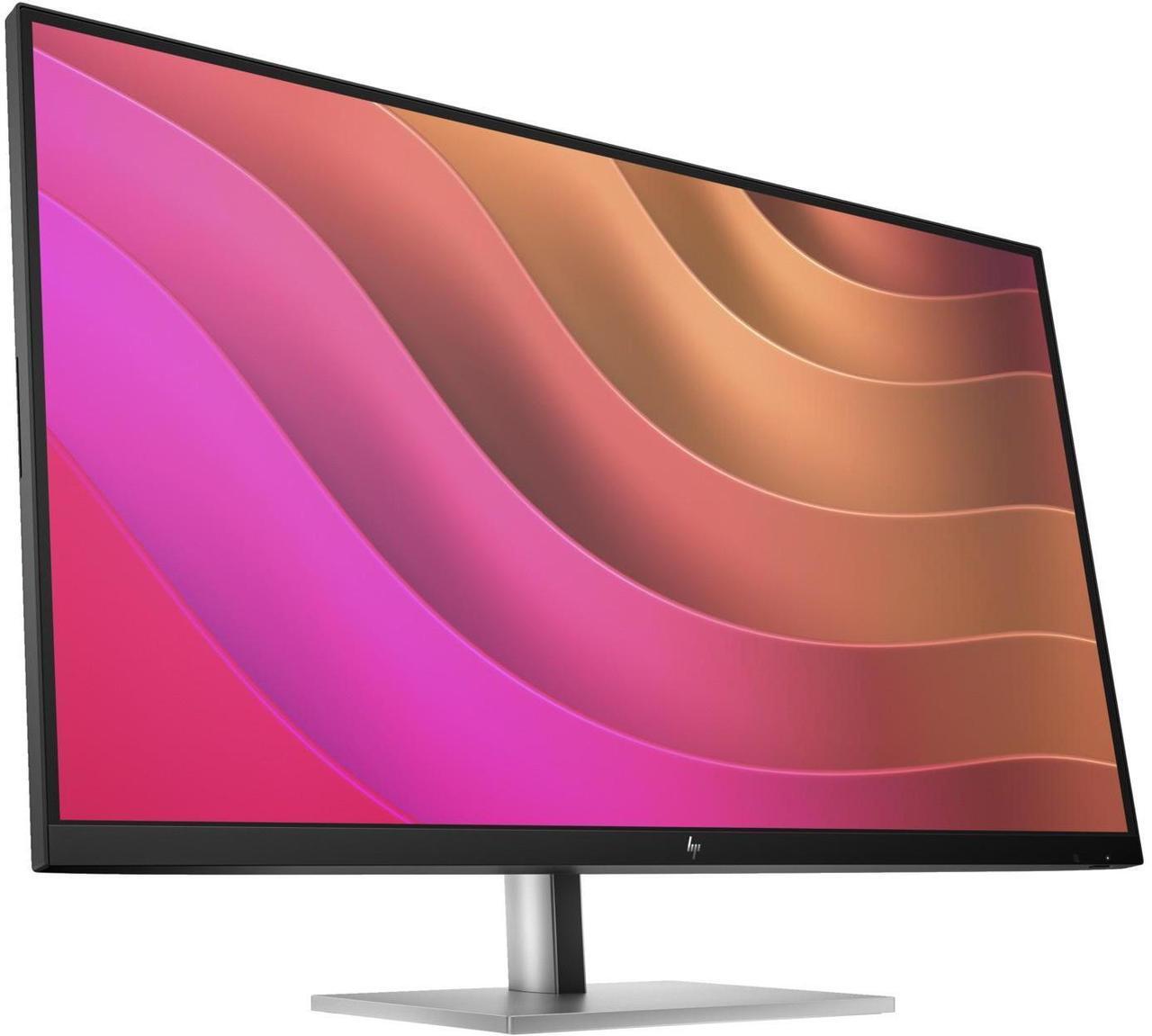Alt view image 2 of 7 - HP E32k G5 4K USB-C Monitor with 5ms Response Time, Anti Glare, Flicker Free, VESA Mount (100mm), Displayport, HDMI & Dockztorm USB Port Expander, Black/Silver (6N4D6AA#ABA - 2025 Latest Model)
