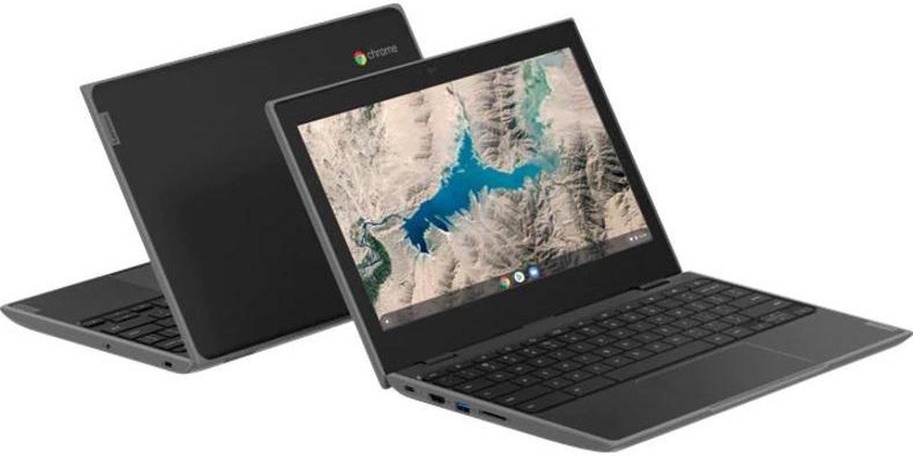 Alt view image 14 of 20 - Lenovo 100e Chromebook 2nd Gen 82Q30003US 11.6" Chromebook - HD - 1366 x 768 - Octa-core (ARM Cortex A73 Quad-core (4 Core) + Cortex A53 Quad-core (4 Core) 2 GHz) - 4 GB RAM - 32 GB Flash Memory