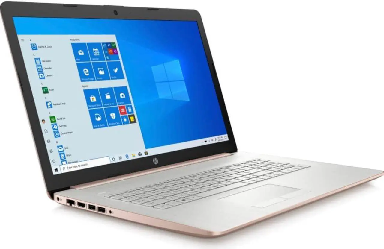 Alt view image 10 of 12 - HP Laptop Intel Core i5-1135G7 8GB Memory 256 GB PCIe SSD Intel Iris Xe Graphics 17.3" Non-Touch Screen Windows 10 Home 64-bit 17-by4001ds