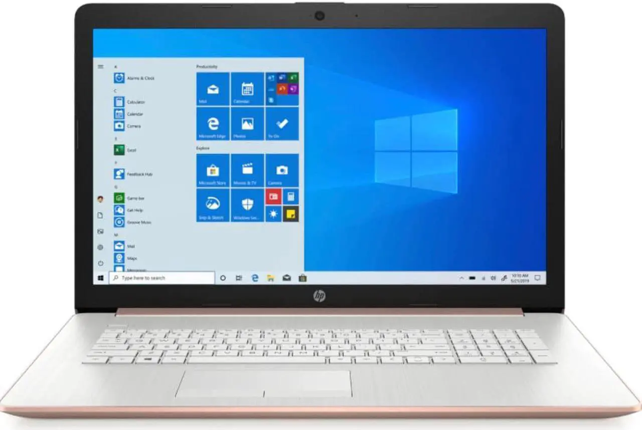 Alt view image 8 of 12 - HP Laptop Intel Core i5-1135G7 8GB Memory 256 GB PCIe SSD Intel Iris Xe Graphics 17.3" Non-Touch Screen Windows 10 Home 64-bit 17-by4001ds
