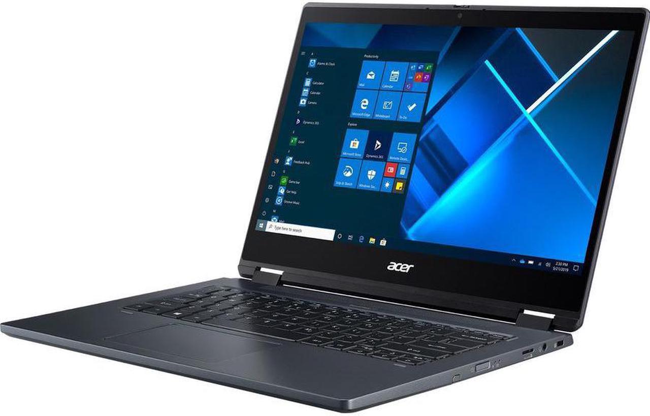 Alt view image 18 of 19 - Acer P414RN-51 TMP414RN-51-76AV 14" Touchscreen 2 in 1 Notebook - Full HD - 1920 x 1080 - Intel Core i7 i7-1165G7 Quad-core (4 Core) 2.80 GHz - 16 GB RAM - 512 GB SSD - Slate Blue - Windows 10 Pr