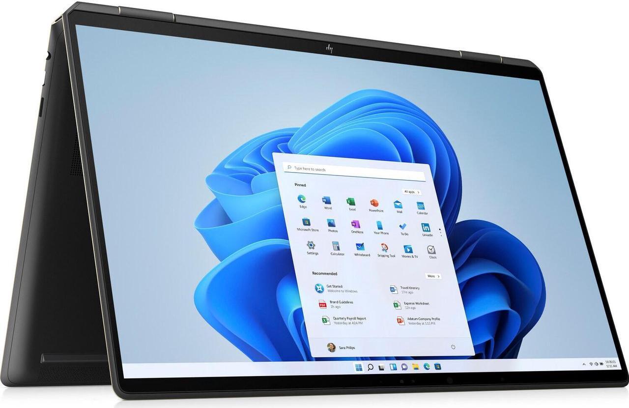 Alt view image 4 of 4 - HP Spectre x360 16-F0010CA 2in1 Laptop Intel Core i7 11th Gen 11390H (3.40GHz) 16GB Memory 512 GB PCIe SSD Intel Iris Xe Graphics 16" Touchscreen 3072 x 1920 Windows 11 Home 64-bit