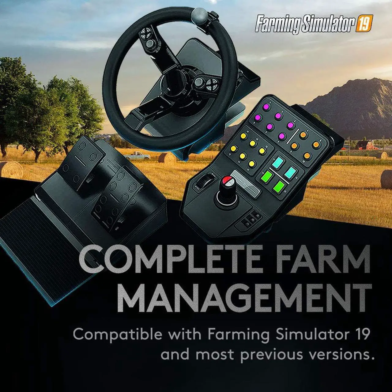 Alt view image 12 of 13 - Logitech G Farm Simulator Heavy Equipment Bundle for PC/PS4