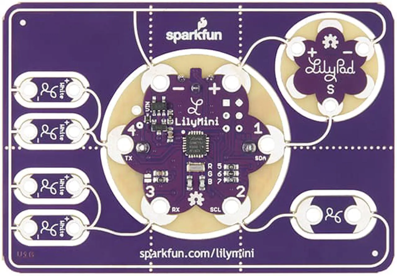 Alt view image 2 of 3 - SparkFun LilyPad LilyMini ProtoSnap