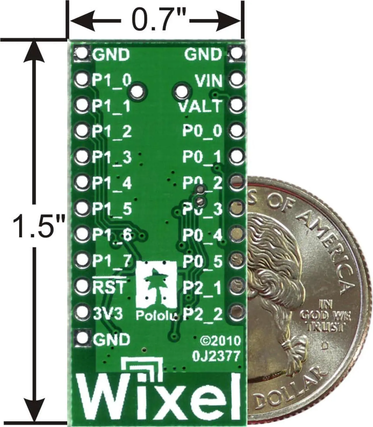 Alt view image 3 of 3 - Pololu Wixel Programmable Wireless USB Module - Pre-Assembled