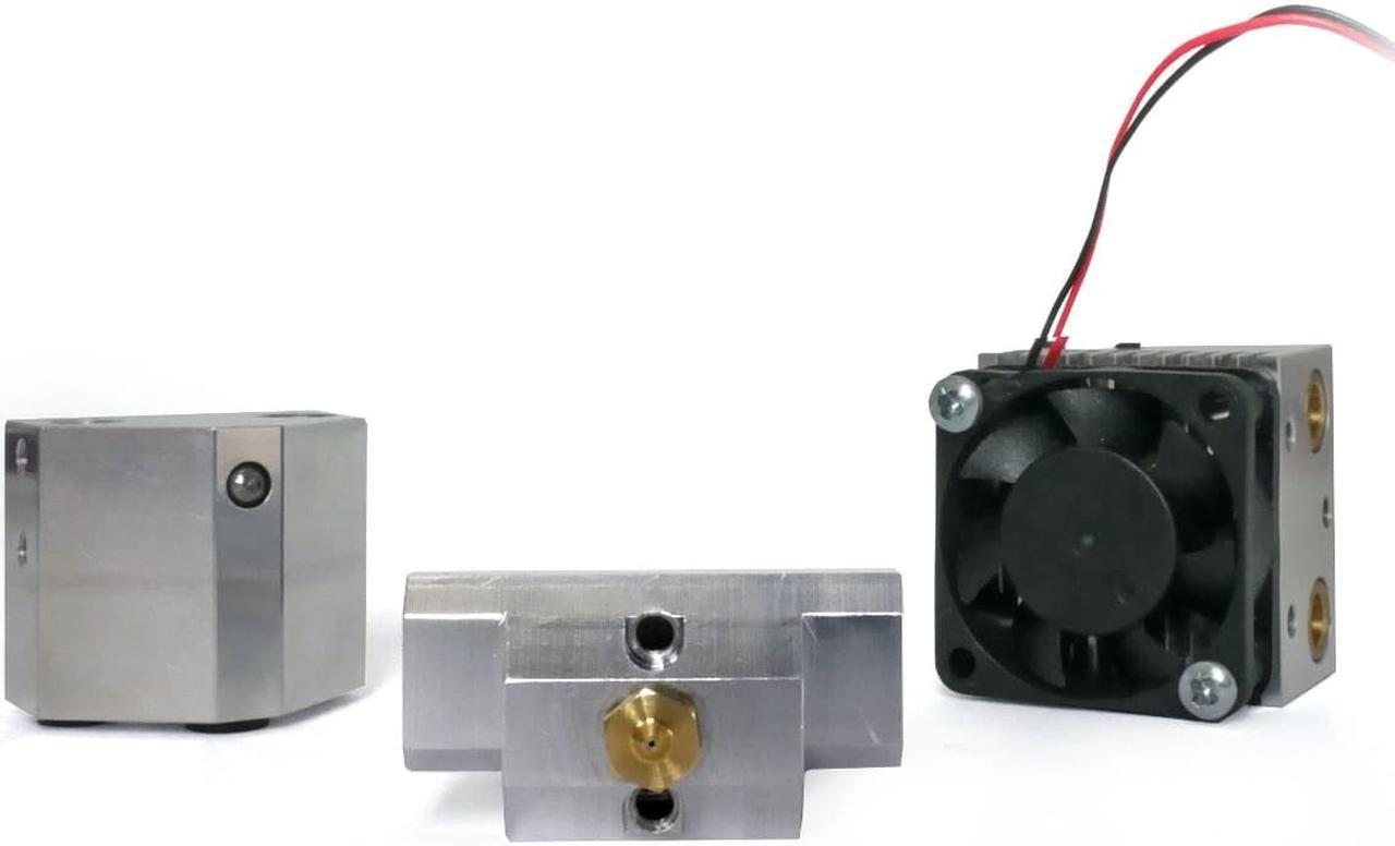 Alt view image 2 of 4 - Genuine E3D Cyclops+ Switching HotEnd - 24V, Water-Cooled