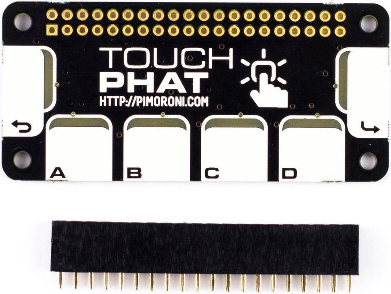 Alt view image 2 of 4 - Pimoroni Touch pHAT - 6 Capacitive Touch Buttons for Raspberry Pi