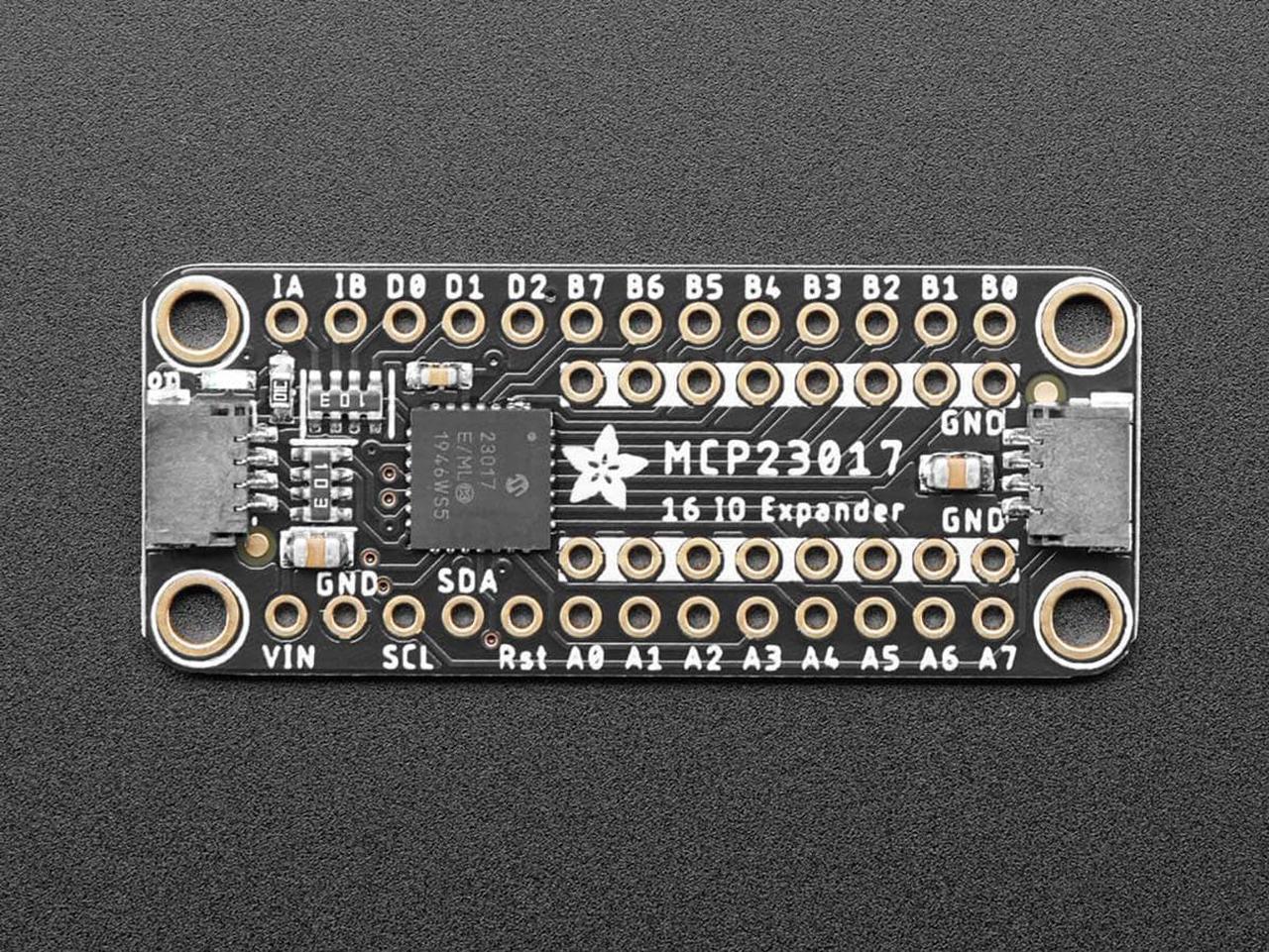 Alt view image 3 of 4 - Adafruit MCP23017 I2C GPIO Expander Breakout - STEMMA QT/Qwiic