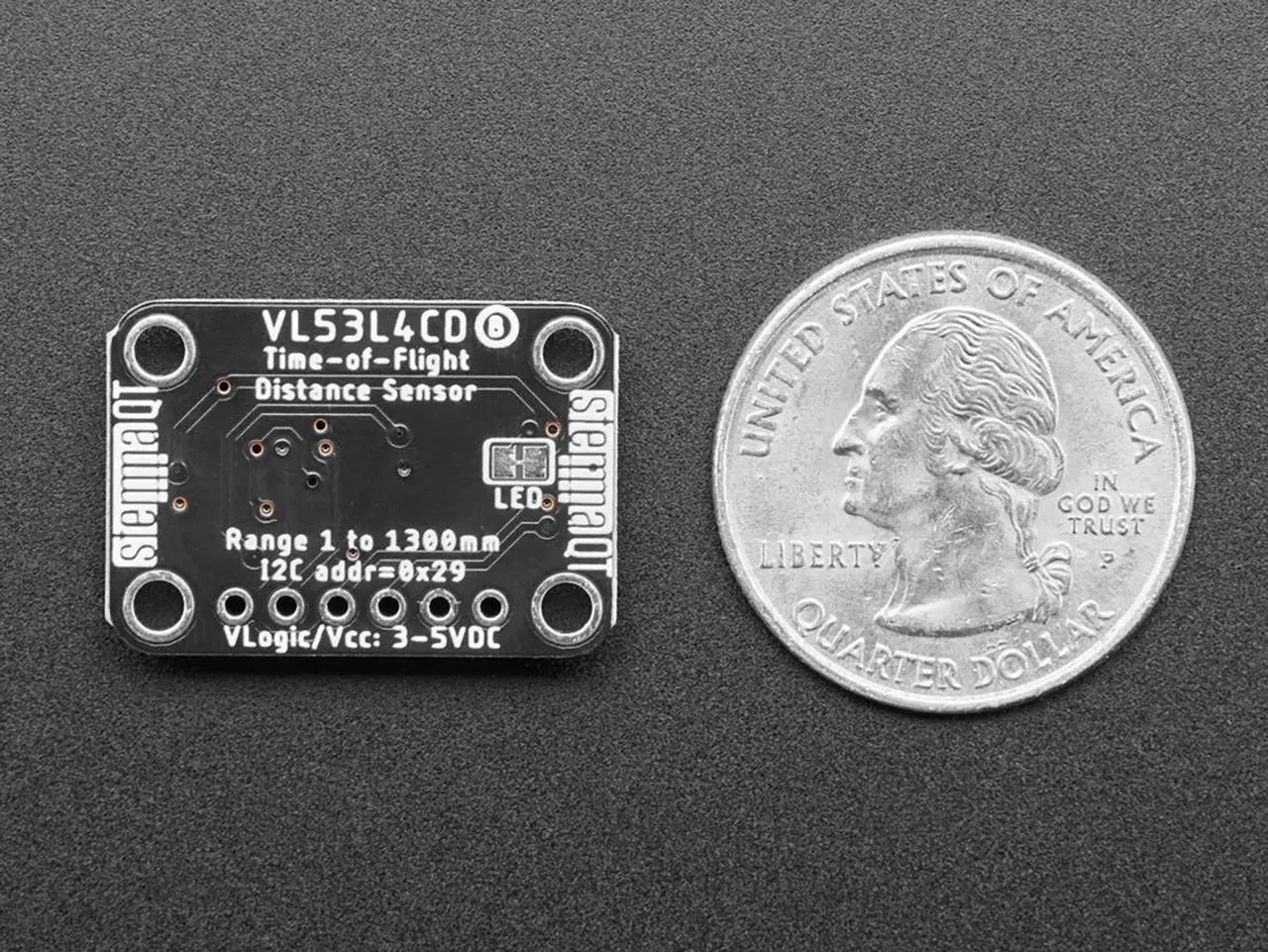 Alt view image 4 of 4 - Adafruit VL53L4CD Time of Flight Distance Sensor - ~1 to 1300mm