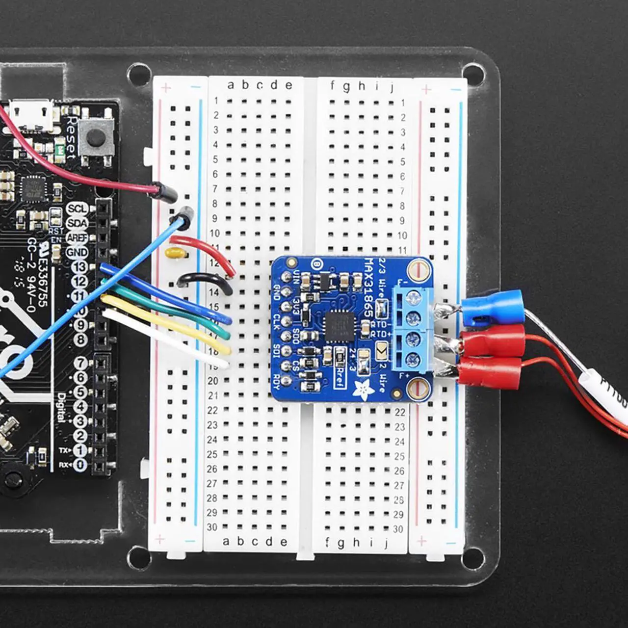Alt view image 3 of 4 - Adafruit PT1000 RTD Temperature Sensor Amplifier - MAX31865