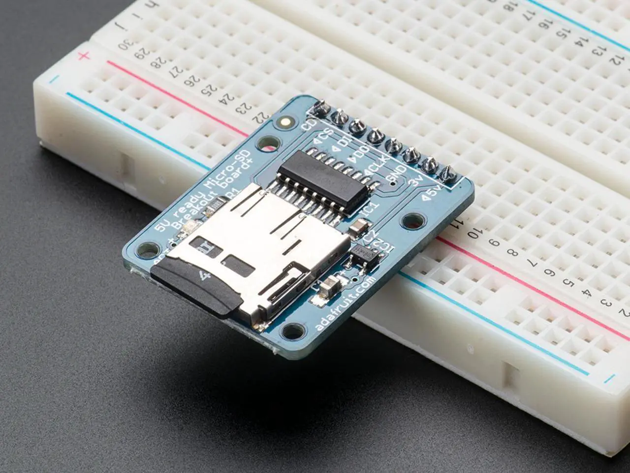 Alt view image 4 of 4 - Adafruit MicroSD Card Breakout Board+