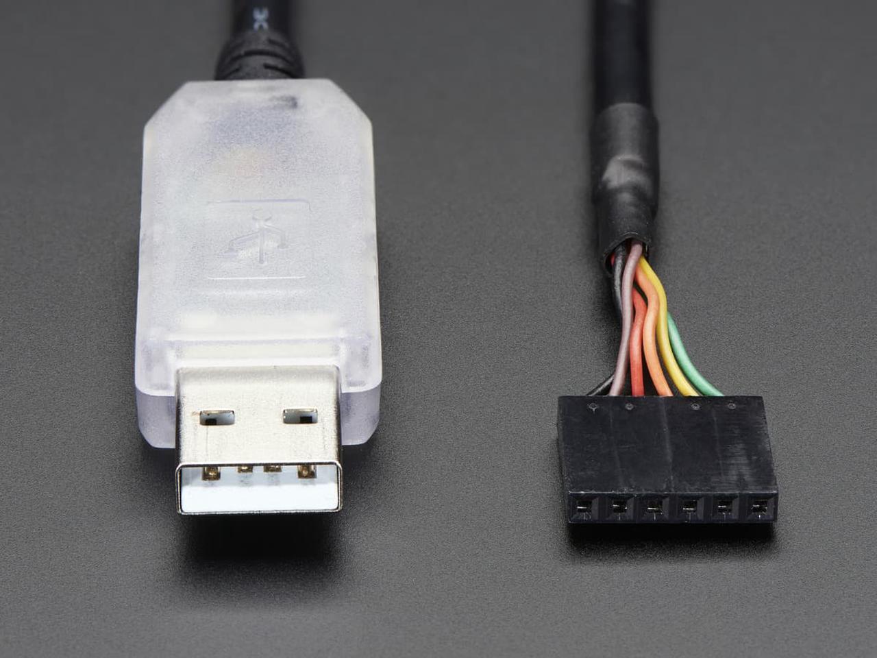 Alt view image 2 of 4 - Adafruit FTDI Serial TTL-232 USB Cable