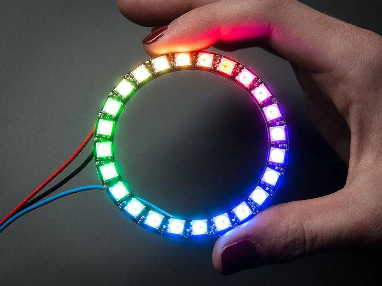 Main image of Adafruit 24 RGB LED Neopixel Ring