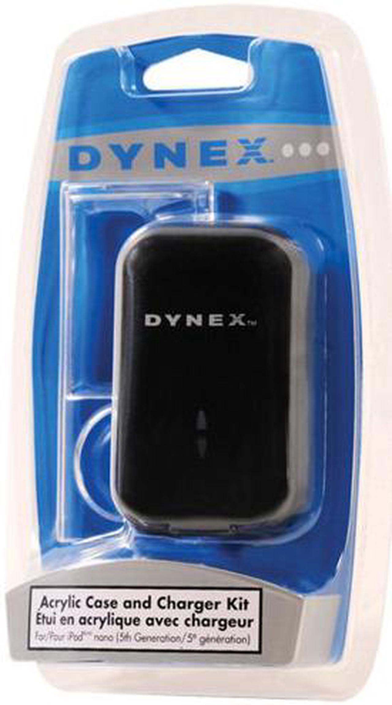 Dynex Acrylic Case and Charger Kit (DX-MP472) for iPod Nano