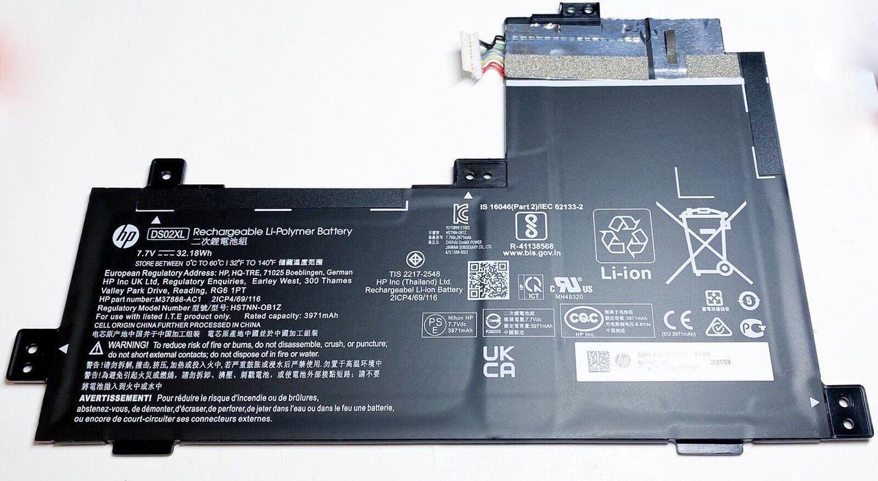 Main image of 32.18WH DS02XL battery for HP Chromebook x2 11-da0004QU, 14-ED0010NR
