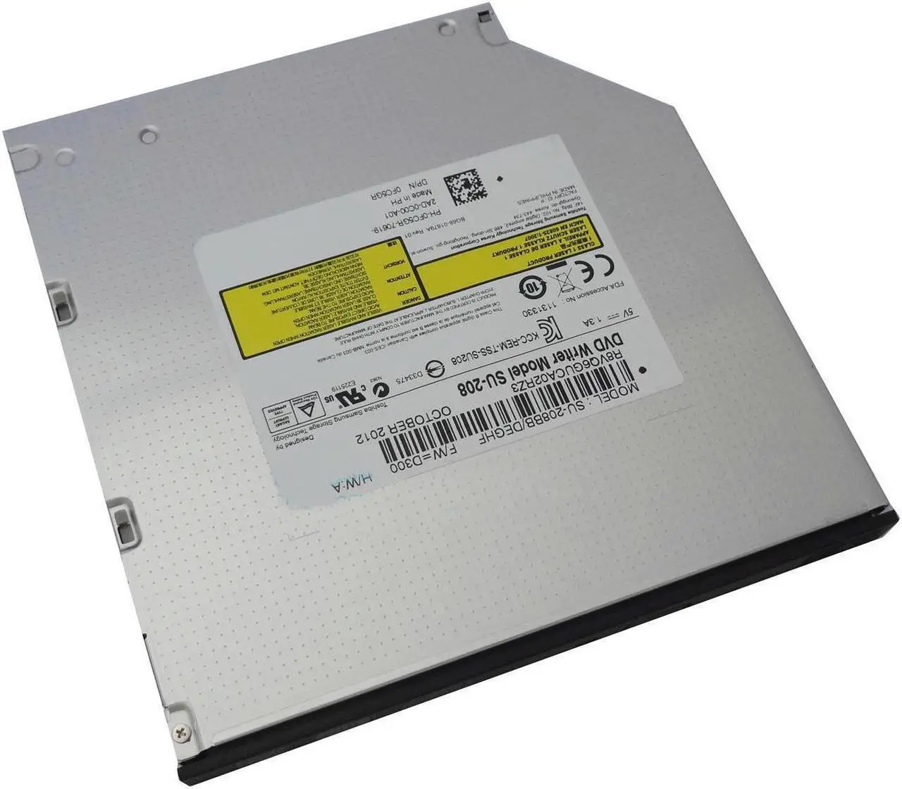 Main image of 9.5mm Tray Load CD 8X DVDRW Burner Drive Samsung SU-208 SU-208CB