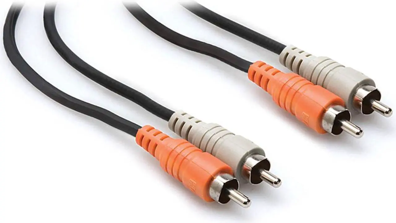Alt view image 5 of 20 - Hosa CRA201 Dual RCA to Dual RCA Cable, 1 Meter (3.3 ft)
