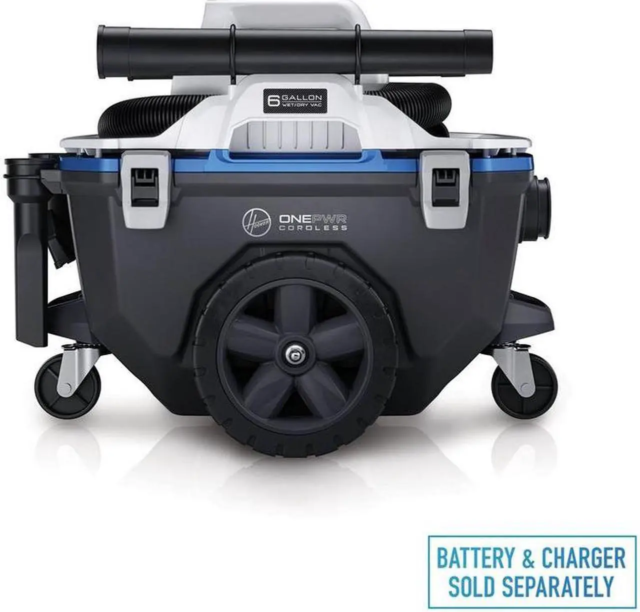 Alt view image 2 of 7 - NEW HOOVER ONEPWR Cordless 6-gal Wet/Dry Utility Vacuum - Tool Only, BH57120
