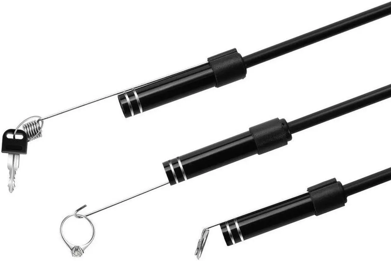 Alt view image 2 of 5 - 8mm Snake Scope Endoscope Waterproof Inspection HD Camera Boroscope For Andorid Windows Mac OS - 2M