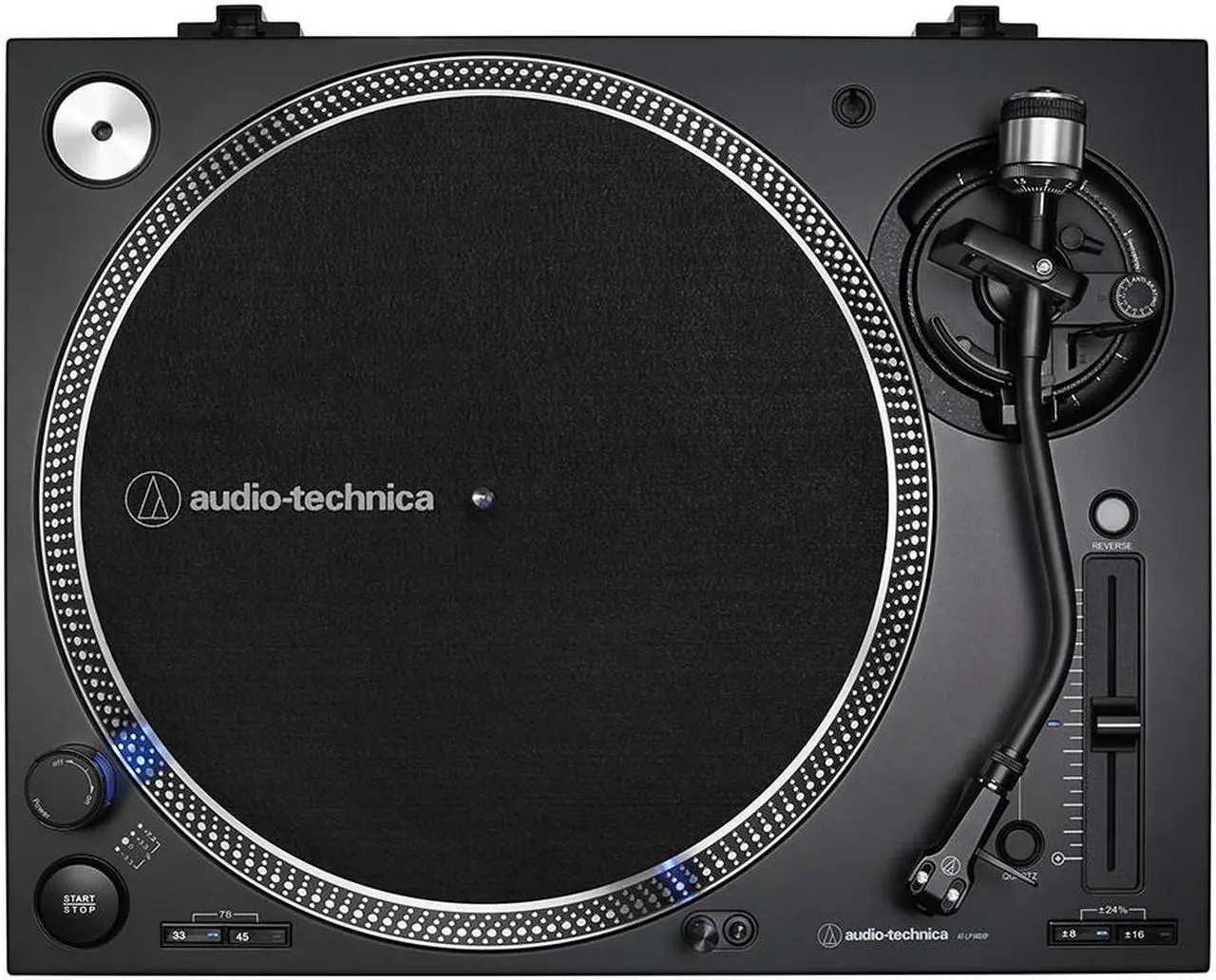 Alt view image 5 of 20 - AUDIO TECHNICA AT-LP140XP-BK DIRECT-DRIVE PRO DJ TURNTABLE