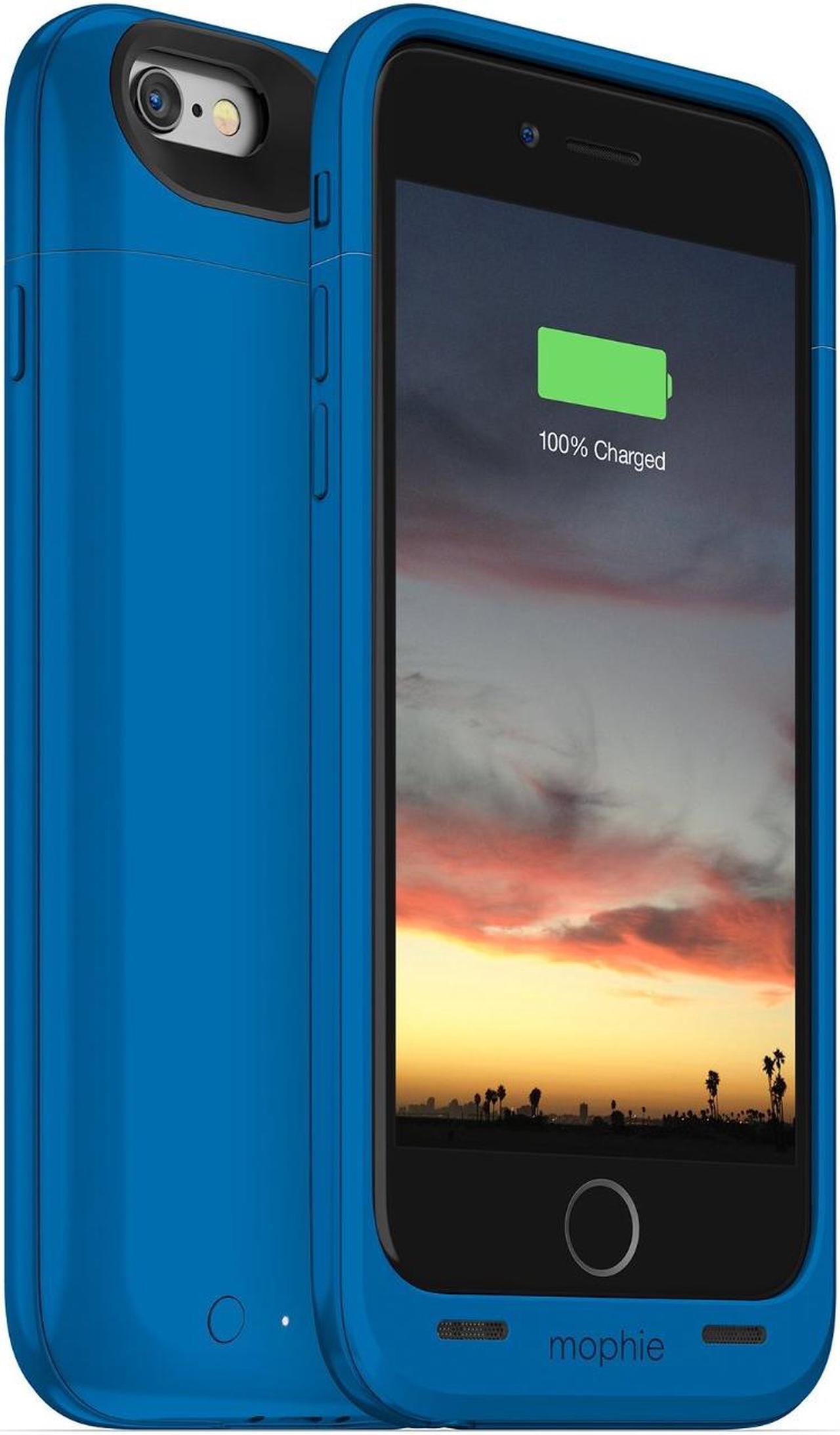 Alt view image 2 of 10 - mophie juice pack Air for iPhone 6/6s (2,750mAh)- Blue