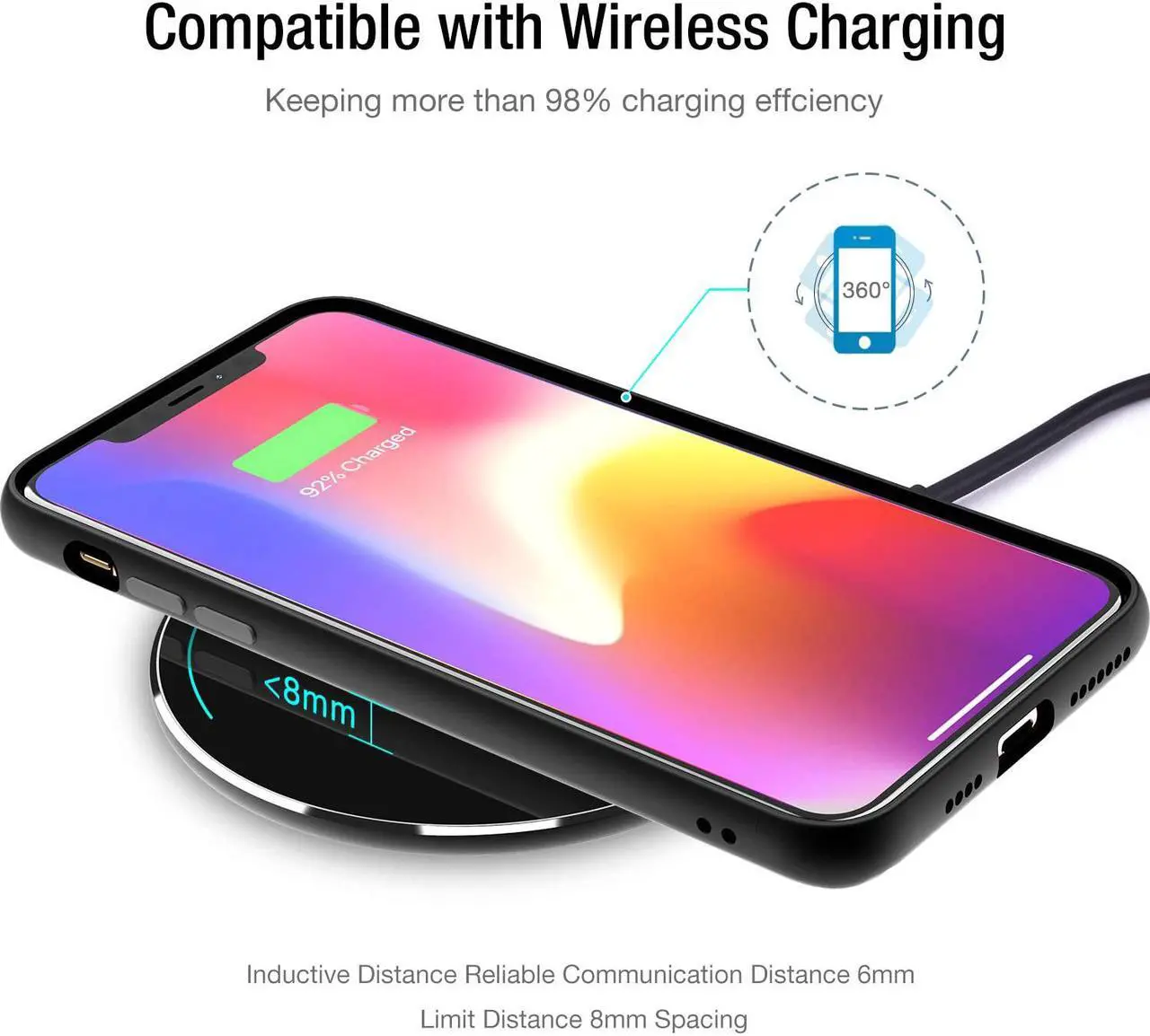 Alt view image 3 of 7 - TOZO W1 Wireless Charger Ultra Thin Aviation Aluminum CNC Unibody Fast Charging Pad (NO AC Adapter)