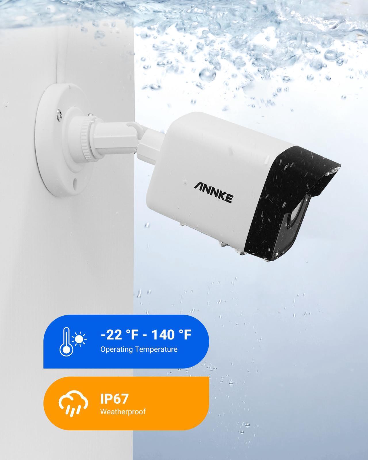 Alt view image 5 of 7 - ANNKE Bullet 5MP PoE IP Security Camera Super HD H.265+ CCTV Internet Camera with ONVIF & RTSP 100 ft EXIR 2.0 Night Vision Support 256 GB TF Card, Remote Access & Smart Motion Alerts