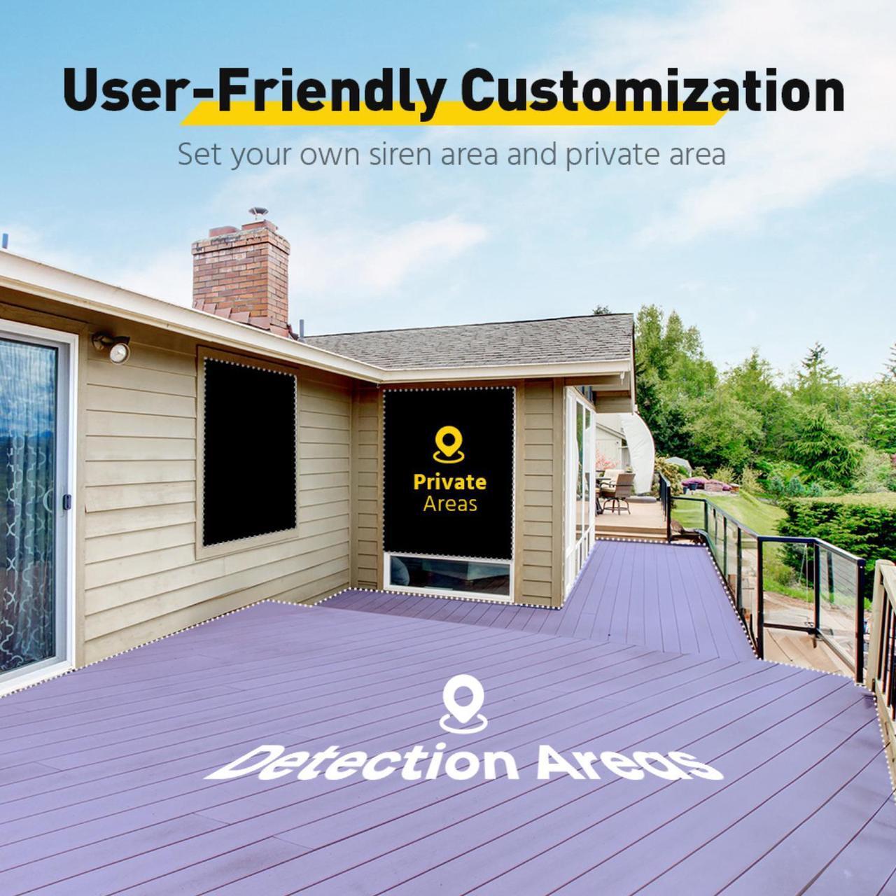 Alt view image 7 of 7 - ANNKE HD 4K POE Outdoor Surveillance Security Camera Two Way Audio AI Color Night Outdoor IP Network, Bullet Cameras with 4mm Lens, Human&Vehicle Detection, Built-in Microphone, H.265+, Night Vision
