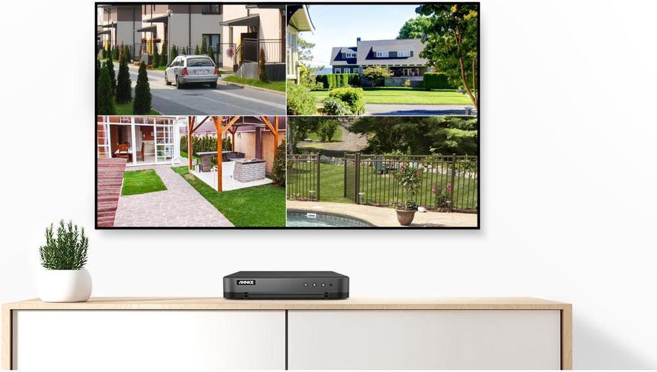 Alt view image 4 of 7 - ANNKE Upgraded 16-Channel 5-in-1 1080p Lite Hybrid H.265+ Security Video Recorder,Remote Access,Customized Motion Detection Alerts, DVR Video Recorder for Security Camera System, 4TB Hard Drive