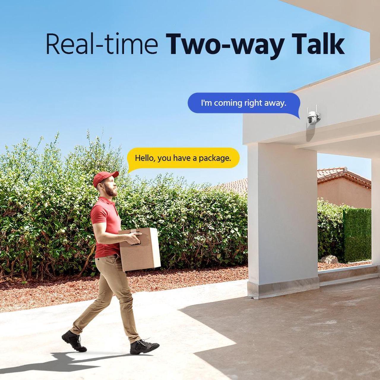 Alt view image 3 of 7 - ANNKE PTZ Security Cameras Wireless Outdoor Solar Powered with 7 inch Monitor, 4MP 2K Wirefree Security Camera System with 2 Cameras Pan Tile View Two Way Audio Colar Night Vision