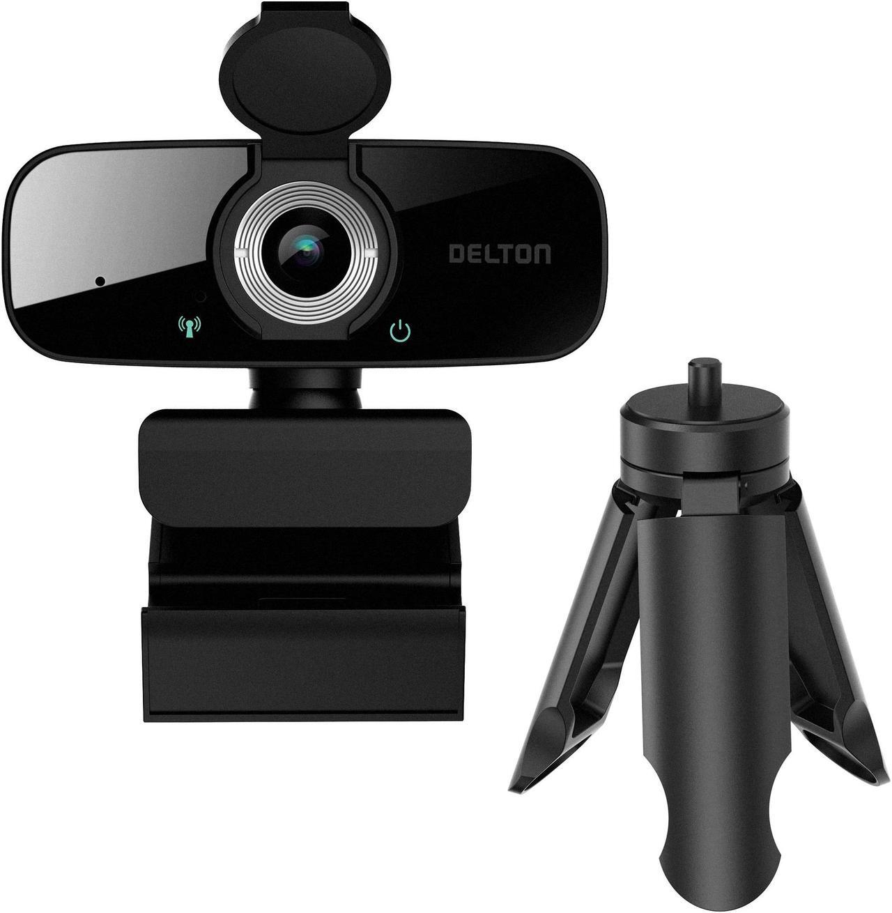 Alt view image 2 of 7 - Delton C24 HiDef 1080P Portable Computer Webcam, 2MP, 30 fps, HD Camera, Compatible with PC, Laptop, Desktop, and Games with USB Port for Remote Work, Video Conference and Teleconference