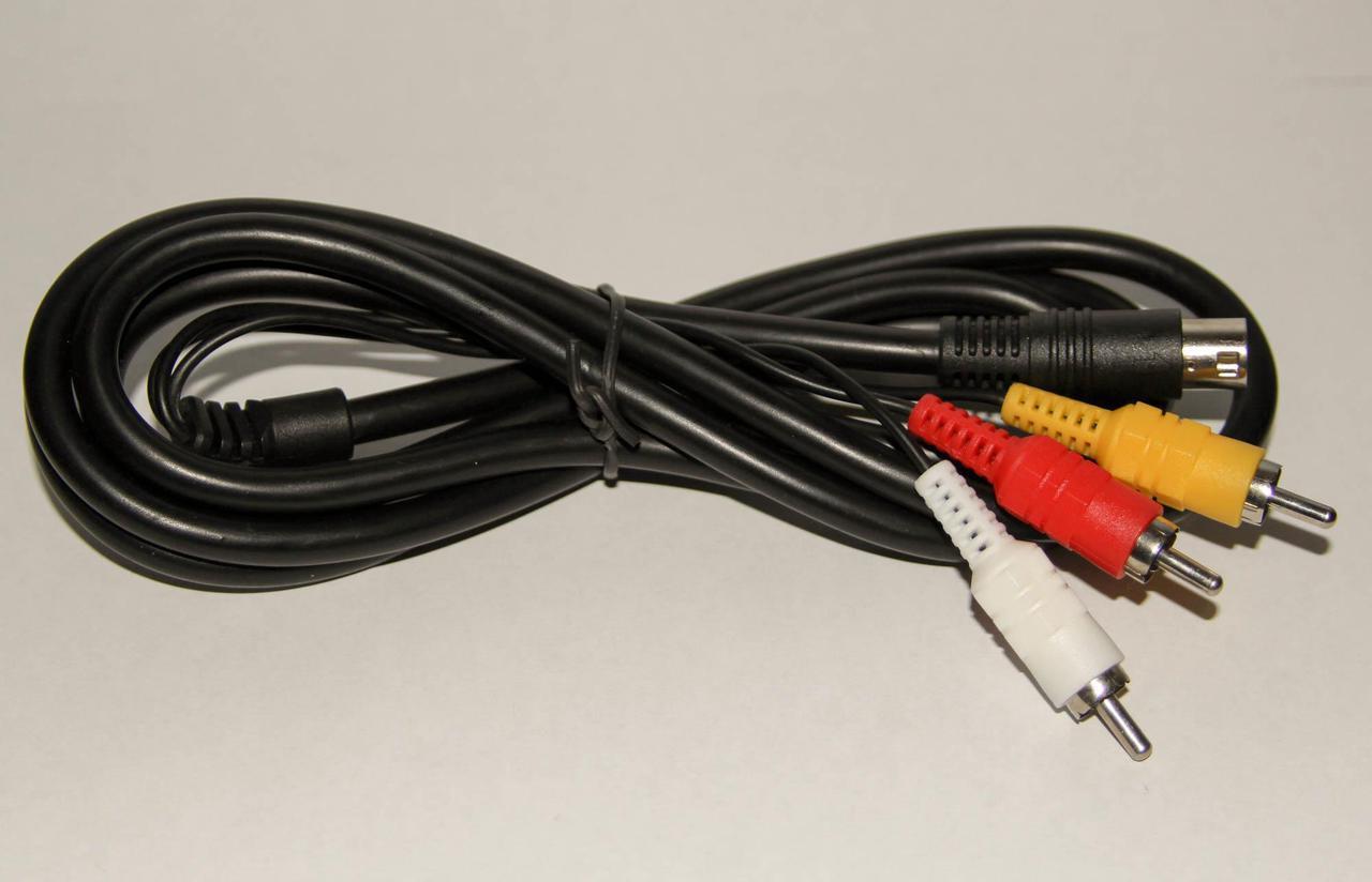 RCA AV Cable for Sega Genesis 2 and 3 by Mars Devices