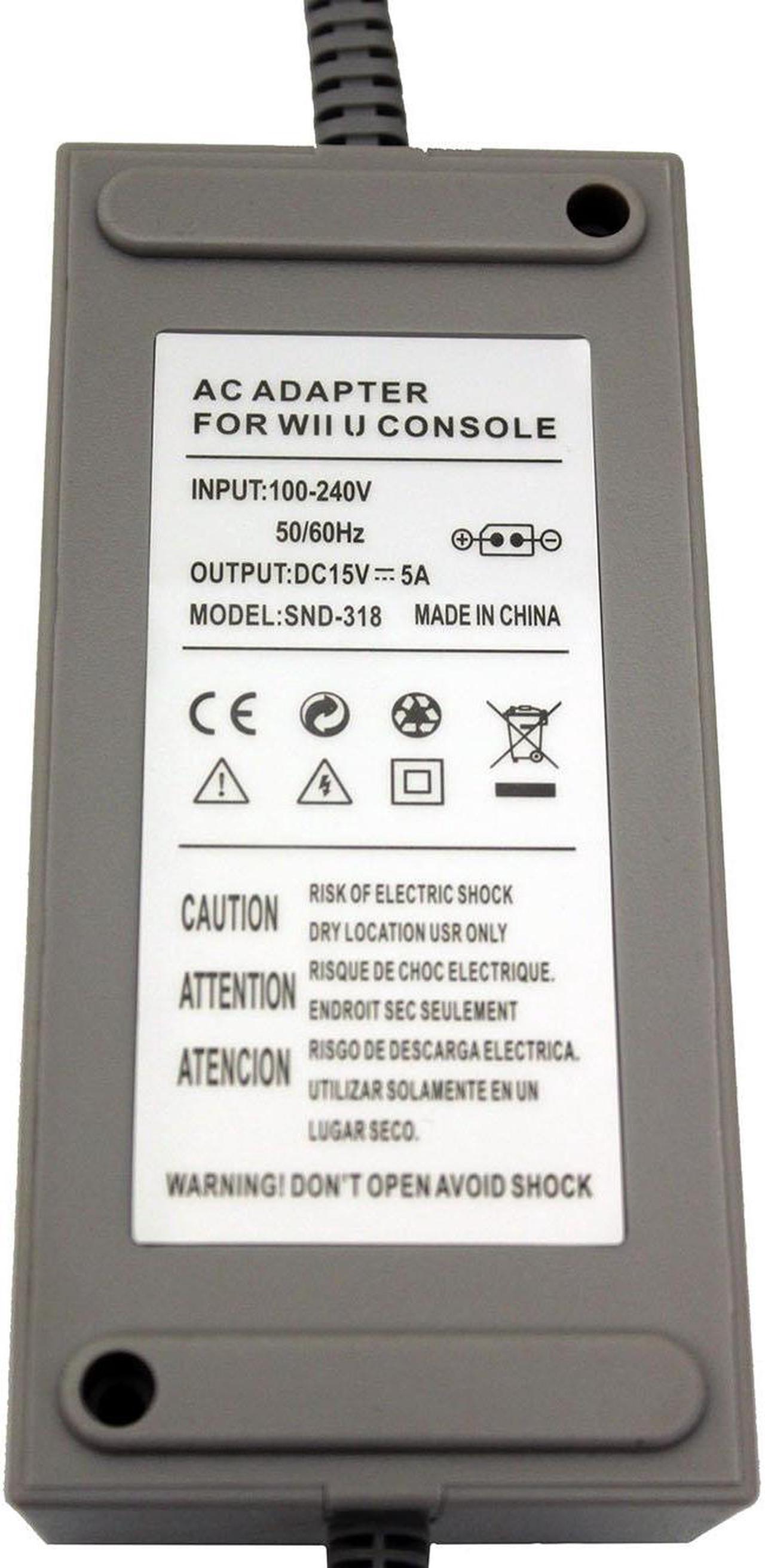 Alt view image 2 of 4 - AC Adapter Power Supply for Nintendo Wii U Console by Mars Devices