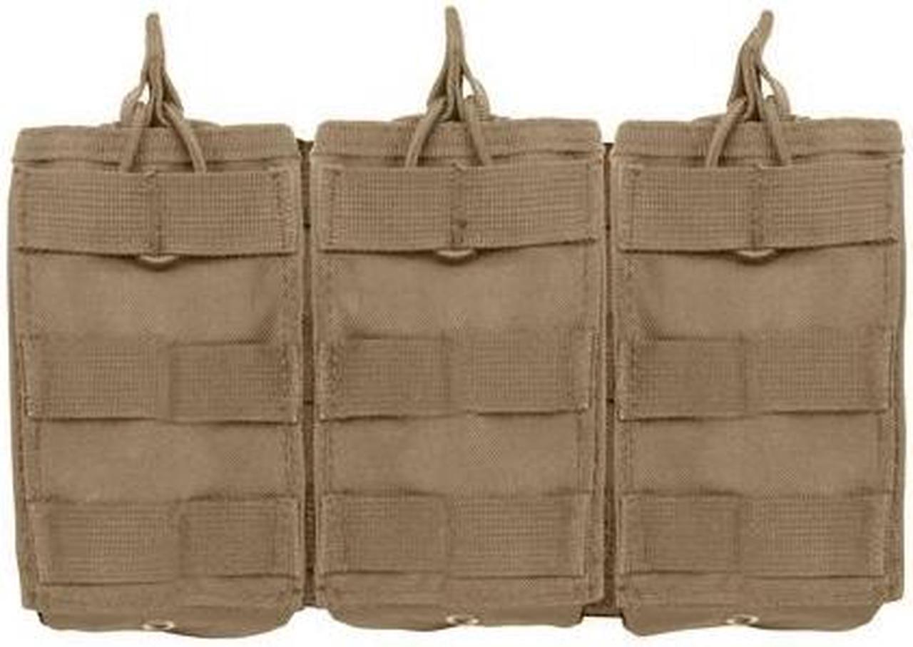 Alt view image 7 of 12 - Loaded Gear CX-200 Triple Magazine Pouch - Dark Earth
