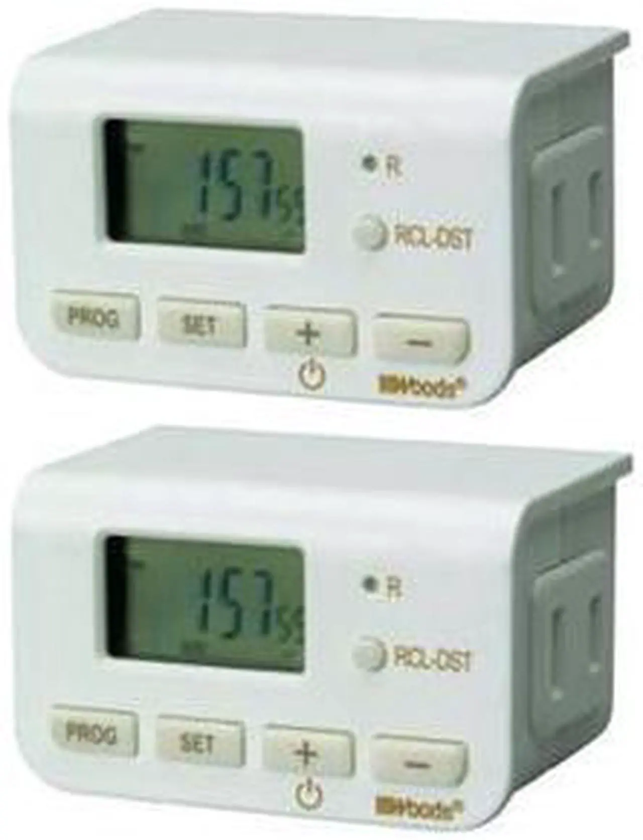 Alt view image 3 of 12 - Woods Slim Fit Simple Set Indoor Digital Daily Lamp Timer, White 2-Pack